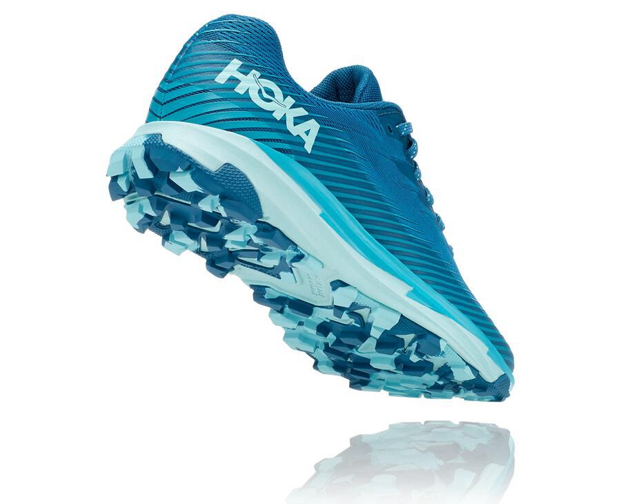 Hoka One One Trail Schoenen Dames - Torrent 2 - Blauw - HR5632704